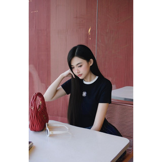 ÁO PHÔNG DÁNG ÔM IN CN By ChouChou (chuẩn mẫu fit <55kg)