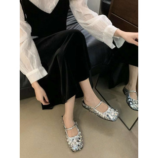 Giày sục kim sa bling 669-1