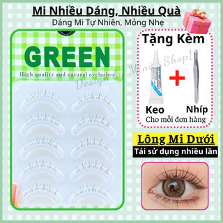 Lông mi giả MI DƯỚI tự nhiên mềm nhẹ, mi giả dưới tái sử dụng siêu xinh