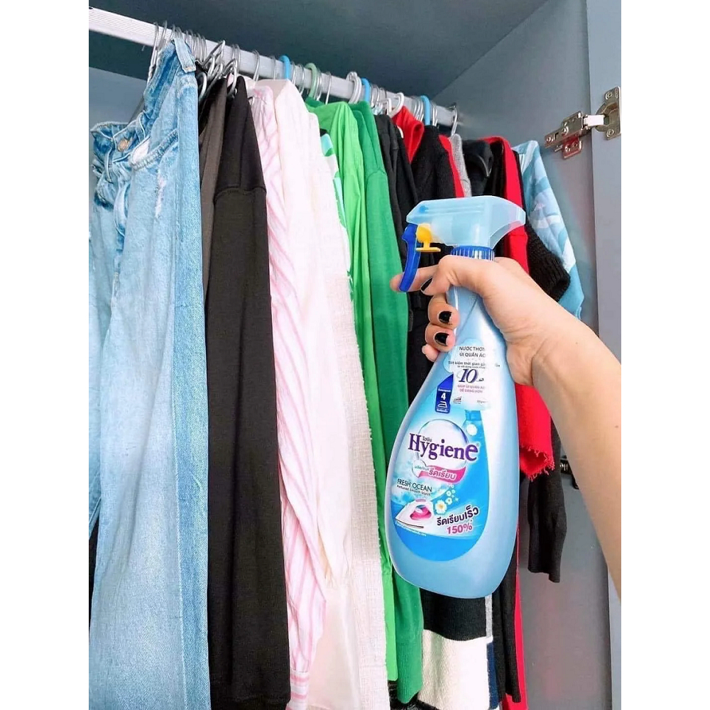 Chai Xịt Ủi Thơm Quần Áo HYGIENE Thái Lan 550ml. Chai xịt ủi thơm quần áo HYGIENE Thái Lan 550ml