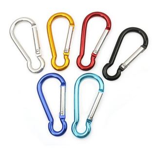 Móc khóa nhôm hình bầu, móc treo phụ kiện