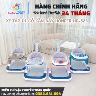 Xe Tập Đi Honper Cao Cấp Đa Năng, Tính Năng Ưu Việt Thiết Kế An Toàn Thông Minh, Hàng Chính Hãng (Bảo Hành 24 Tháng)