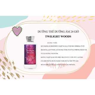 Twilight woods lotion dưỡng thể mùi hot của bath body works nội địa mỹ