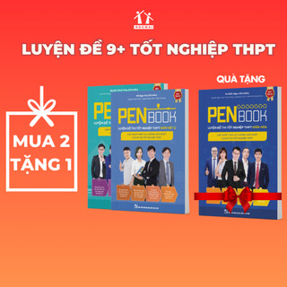 [Mua 2 tặng 1] Combo KHỐI A PENBOOK - Luyện đề thi tốt nghiệp THPT, luyện thi Đại Học bản 2024 môn Toán, Lý, Hóa