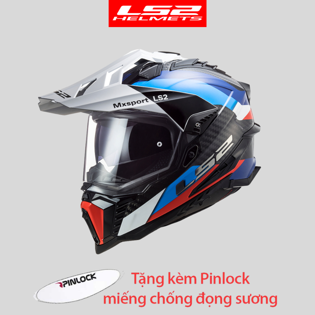 Mũ bảo hiểm fullface cào cào LS2 MX701 Explorer CARBON cao cấp