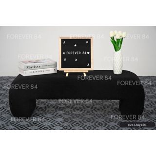  Ghế Băng Dài Chữ U FOREVER 84 Ghế Chờ Sofa Mini tối giản 100x30x30CM - Bọc Mút Dày Dặn 