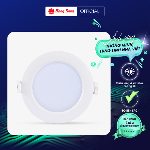 Đèn LED âm trần điều khiển từ xa bằng remote Rạng Đông model D AT16L
