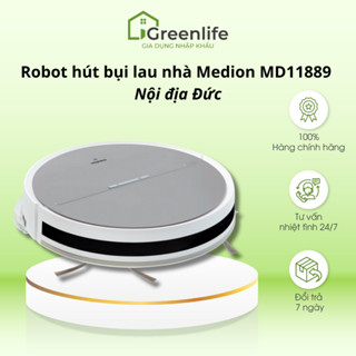 Robot hút bụi lau nhà thông minh MEDION MD11889 S05 nội địa Đức - Greenlife Gia dụng nhập khẩu