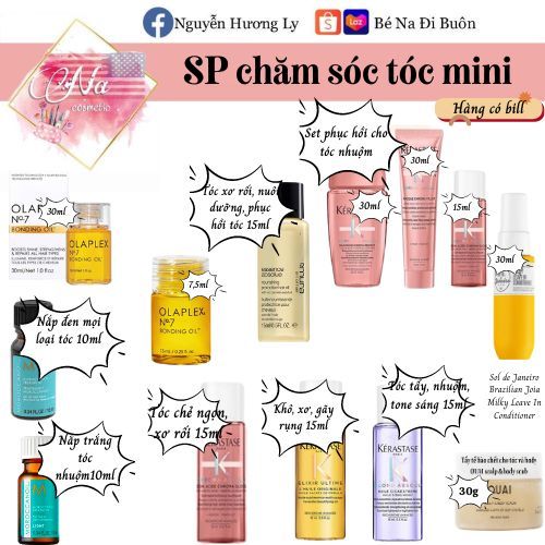 [HÀNG SẴN] Các sản phẩm chăm sóc tóc mini