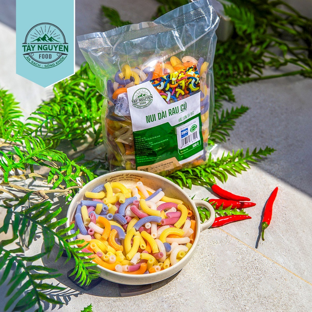 Nui dài rau củ eatclean Tây Nguyên Food - Việt Nam 500g/1kg