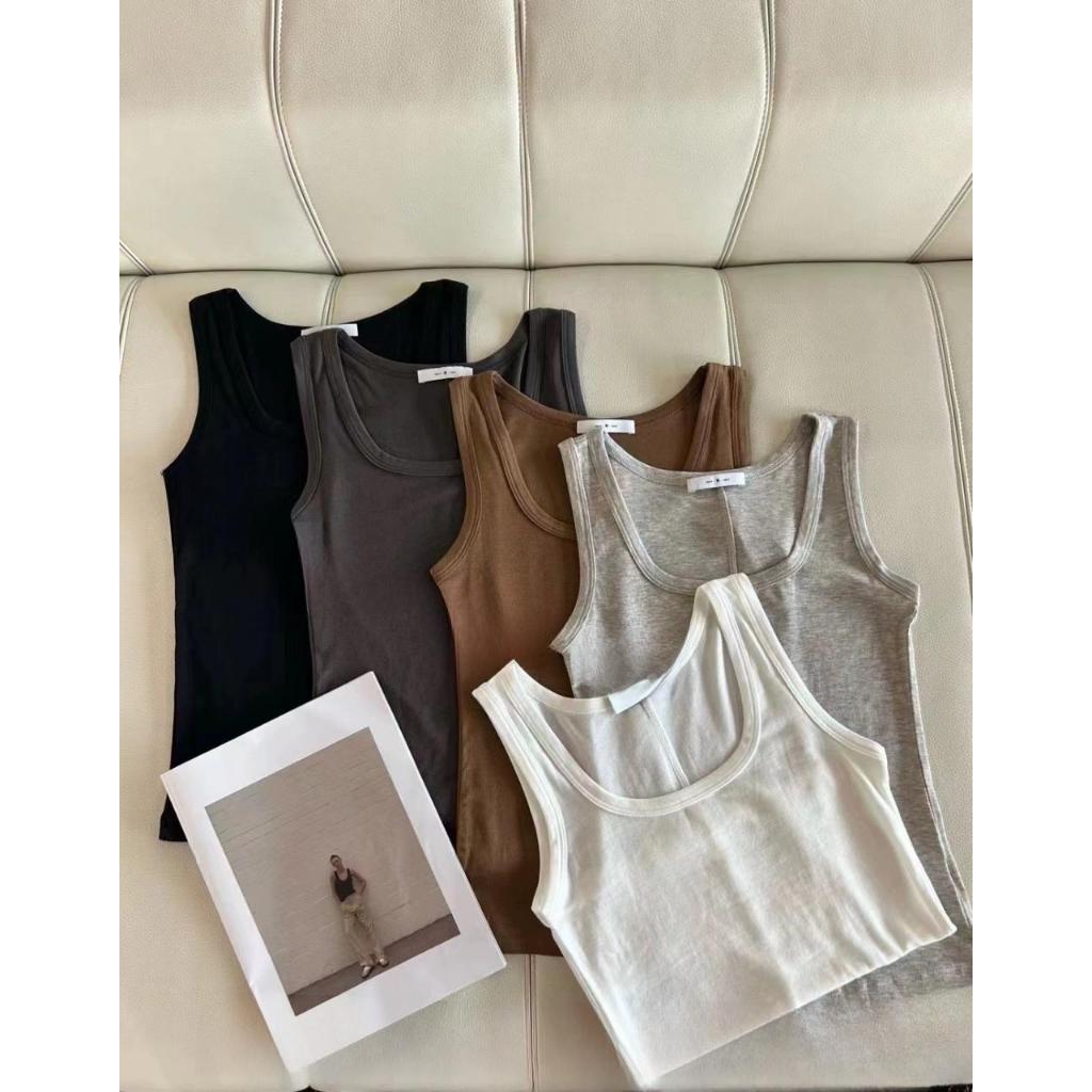 Áo Ba Lỗ Cổ Vuông Sexy, Áo Hai Dây Nữ Phong Cách Đơn Giản Dễ Phối Đồ | BigBuy360 - bigbuy360.vn