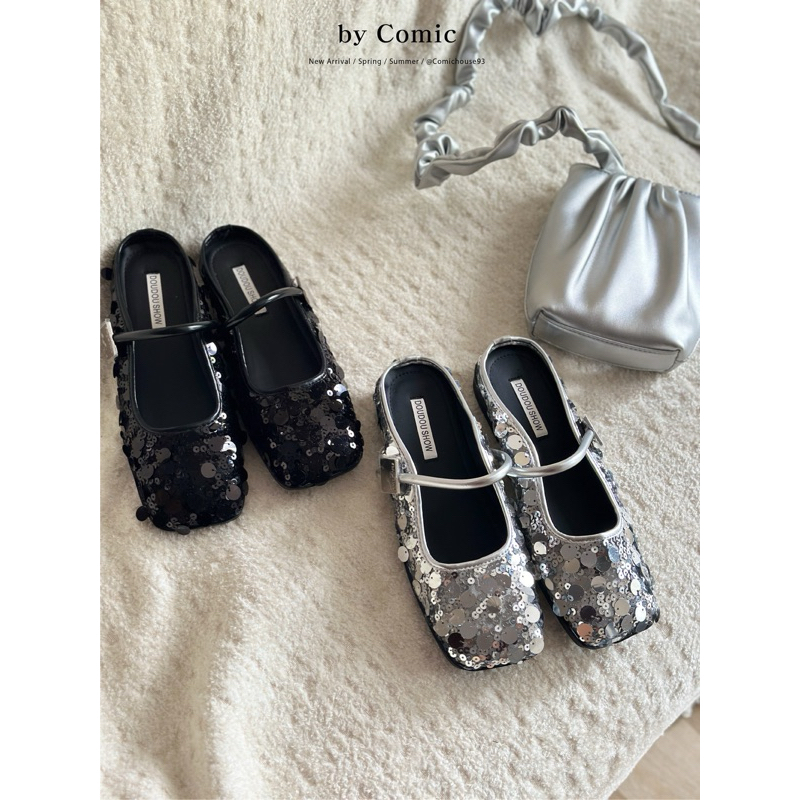 Giày sục kim sa bling 669-1