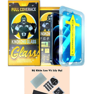 Kính cường lực iphone tự dán KINGKONG GLASS chống nhìn trộm cho ip 7P/8P/X/Xsmax/11/12/13/14/15 pro max promax