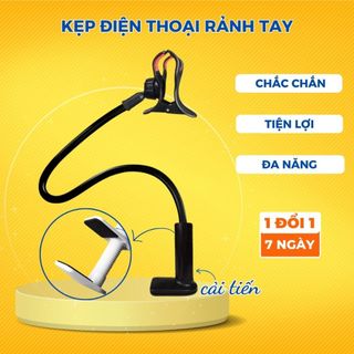 Kẹp Điện Thoại 🔴FREESHIP🔴 Giá Đỡ Điện Thoại Kẹp Bàn, Giường - Thời Trang - Chắc Chắn - Tiện Dụng Tránh Mỏi Tay