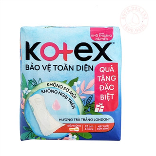 Băng vệ sinh Kotex khô thoáng siêu mỏng không cánh gói 8 miếngx23cm