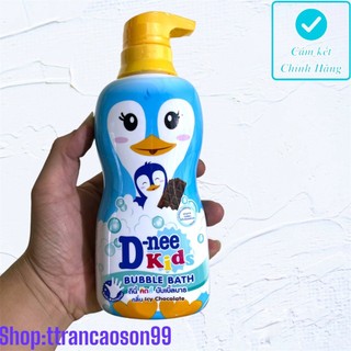 chai Sữa tắm gội  trẻ em hình thú Dnee kid 400ml thái lan.