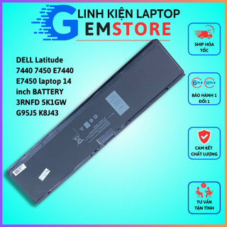 PIN DELL Latitude 7440 7450 E7440 E7450 laptop 14 inch BATTERY 3RNFD 5K1GW G95J5 K8J43 ZIN mới 100%
