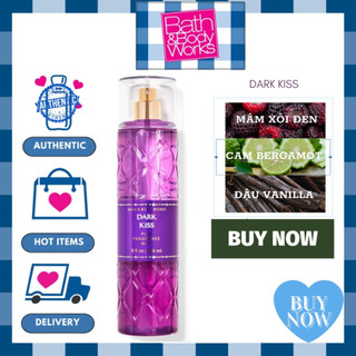 Xịt Thơm DARK KISS Bath And Body Works - Body Mist 236ml