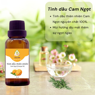 Tinh Dầu Cam Ngọt Chan Oils, Thiên Nhiên Nguyên Chất, Xông Thơm Phòng 10ml/30ml/50ml