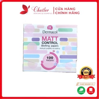 Giấy thấm dầu Dermacol. Chính hãng giấy Film thấm dầu