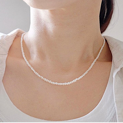 Dây Chuyền Ngọc Trai 3ly Hạt Nhỏ Kiểu Basic - Ngọc Trai Trường Thịnh
