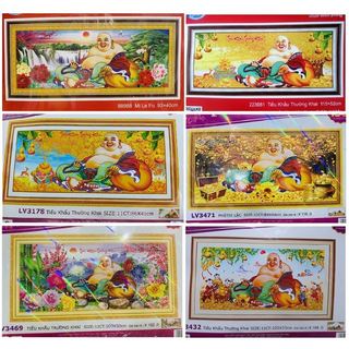 Tranh thêu chữ thập phật di lạc 88988, 223081, 88886, LV3383, LV3471, LV3483, LV3469, LV3497, LV3495, LV3364, LV3392
