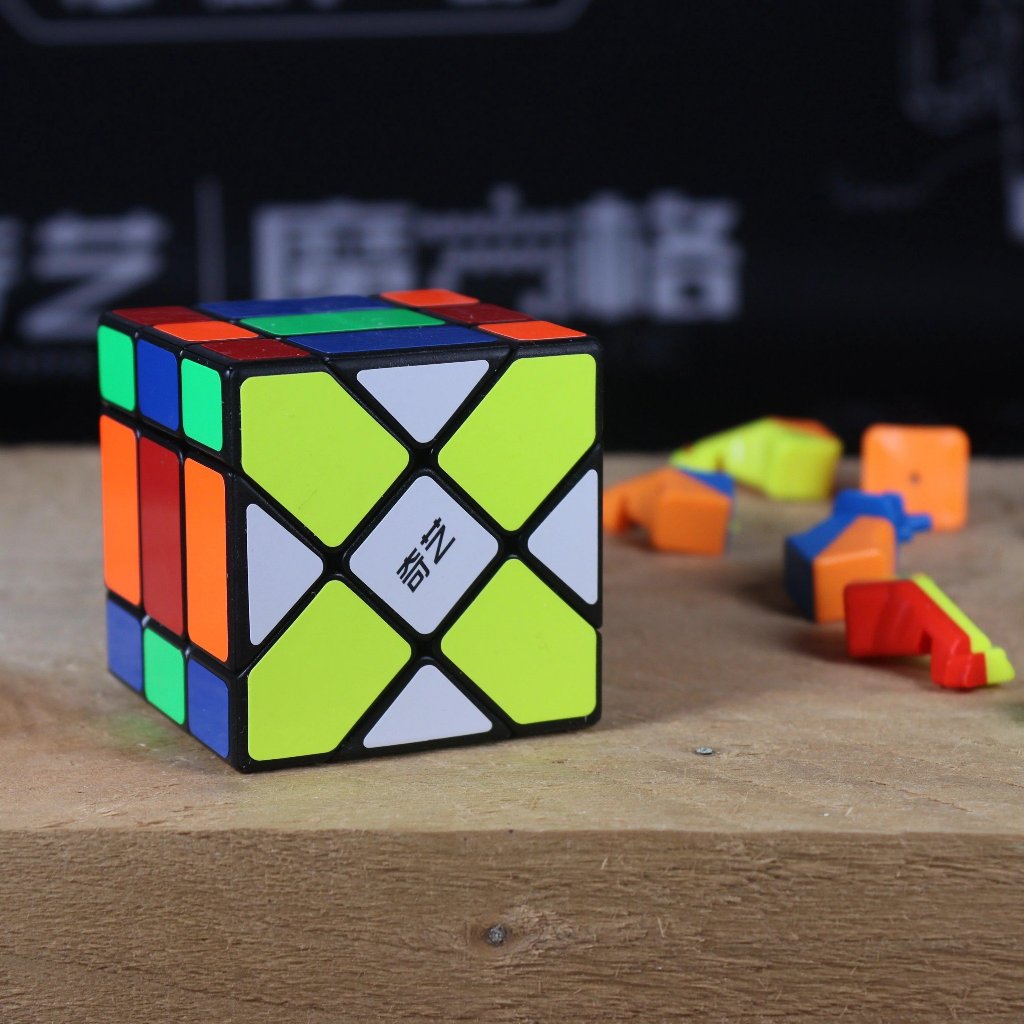 Đồ chơi Rubik Qiyi Windmill, Rubik Fisher, Rubik Axis cube - Rubic Qiyi Biến Thể Phát Triển Trí Tuệ 