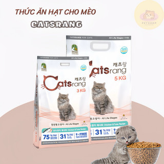 Thức ăn hạt Catsrang cho Mèo mọi lứa tuổi - Túi 5kg bao nguyên hãng
