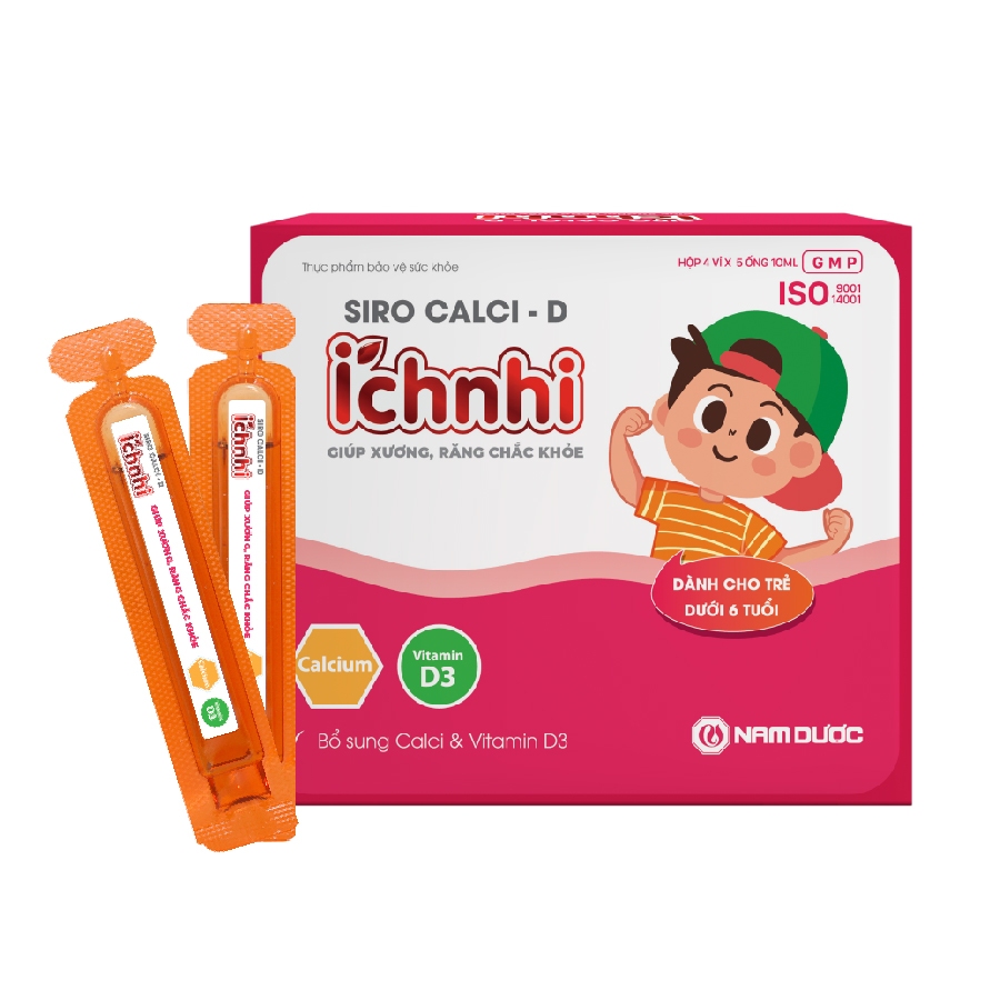 SIRO CALCI - D ÍCH NHI Cho bé dưới 6 tuổi