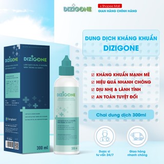 Dung dịch kháng khuẩn DIZIGONE chăm sóc tổn thương lành nhanh, không đau xót, tái tạo da, ngăn ngừa sẹo 300ml