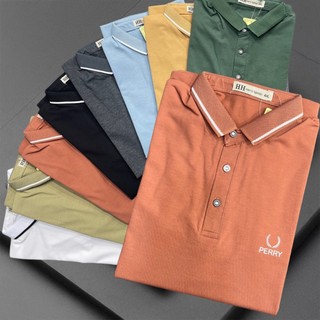 Áo thun nam cổ bẻ co giãn 4 chiều-phom dáng ôm body menswear