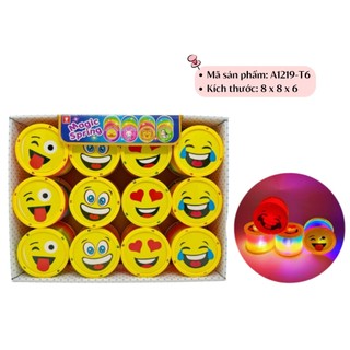 Đồ chơi - Lò xo cầu vồng mặt cảm xúc, Lò xo đồ chơi 7 màu - A1219-T6 - RAINBOW SPRING