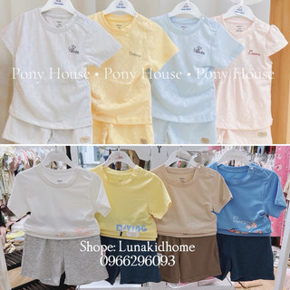 Bộ cộc tay DOKMA cho bé trai, bé gái (6-9M đến 24-36M)