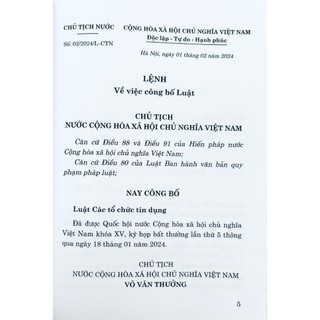 Sách - Luật Các Tổ Chức Tín Dụng