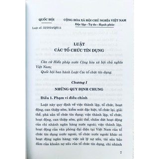 Sách - Luật Các Tổ Chức Tín Dụng