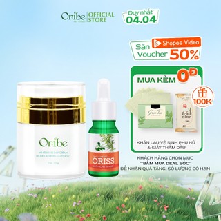 Combo Kem Dưỡng Ẩm Oribe Chống Nắng Và Serum Dưỡng Trắng Da Ban Ngày Phục Hồi Da Thu Nhỏ Lỗ Chân Lông