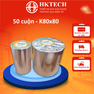 [50 Cuộn] giấy in hóa đơn K80 đường kính 80mm Akira