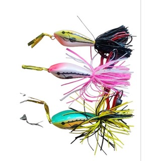 Mồi Câu Lure Nhái Gỗ 3D