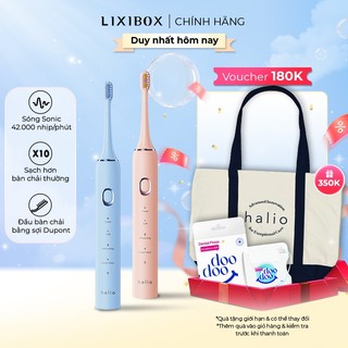 Combo 2 Bàn chải điện Halio Sonic SmartClean Electronic Toothbrush