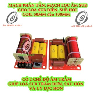 MẠCH PHÂN TẦN LOA SUB 40 50 86A - CÓ ĐIỀU CHỈNH ÂM SUB - PHÂN TẦN SÚP HƠI