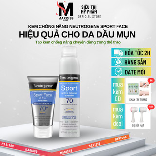 Kem Chống Nắng NEUTROGENA Sport Face Oil Free Lotion SPF70 (73ml) _Bchoice