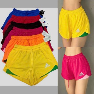 Quần Đùi Short 2 Lớp Cao Cấp Phối Màu Bản To Tập Thể Thao Nữ Gym Yoga Aerobic Cao Cấp