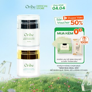 Combo Kem Dưỡng Trắng Da Chống Nám Ngày Và Đêm Oribe 30g/Hộp
