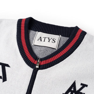 Áo 𝐀𝐓𝐘𝐒® "𝐇𝐎𝐌𝐄𝐋𝐀𝐍𝐃" 𝐑𝐎𝐔𝐍𝐃 𝐍𝐄𝐂𝐊 𝐙𝐈𝐏𝐏𝐄𝐑 𝐊𝐍𝐈𝐓 𝐒𝐖𝐄𝐀𝐓𝐄𝐑 - 𝐁𝐑𝐀𝐍𝐂𝐎
