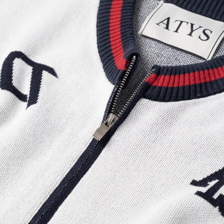 Áo 𝐀𝐓𝐘𝐒® "𝐇𝐎𝐌𝐄𝐋𝐀𝐍𝐃" 𝐑𝐎𝐔𝐍𝐃 𝐍𝐄𝐂𝐊 𝐙𝐈𝐏𝐏𝐄𝐑 𝐊𝐍𝐈𝐓 𝐒𝐖𝐄𝐀𝐓𝐄𝐑 - 𝐁𝐑𝐀𝐍𝐂𝐎