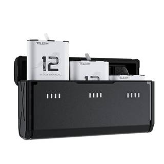 Pin và dock sạc gopro hero 12 / 11 / 10 / 9 telesin stamina