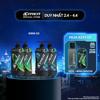  Combo 2 Dầu gội Xmen Amazon Hunt/Vegas Delight 630g - Công nghệ mùi hương giúp tinh thần phấn chấn