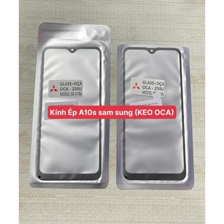 Kính ép liền keo A10s samsung