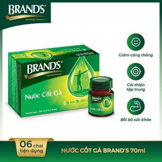 Lốc Nước cốt gà Brand's tăng cường trí nhớ, tăng độ tập trung