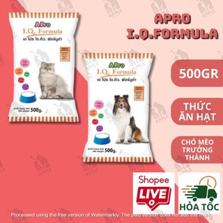 Thức ăn hạt chó mèo apro i.q.formula gói 500gr